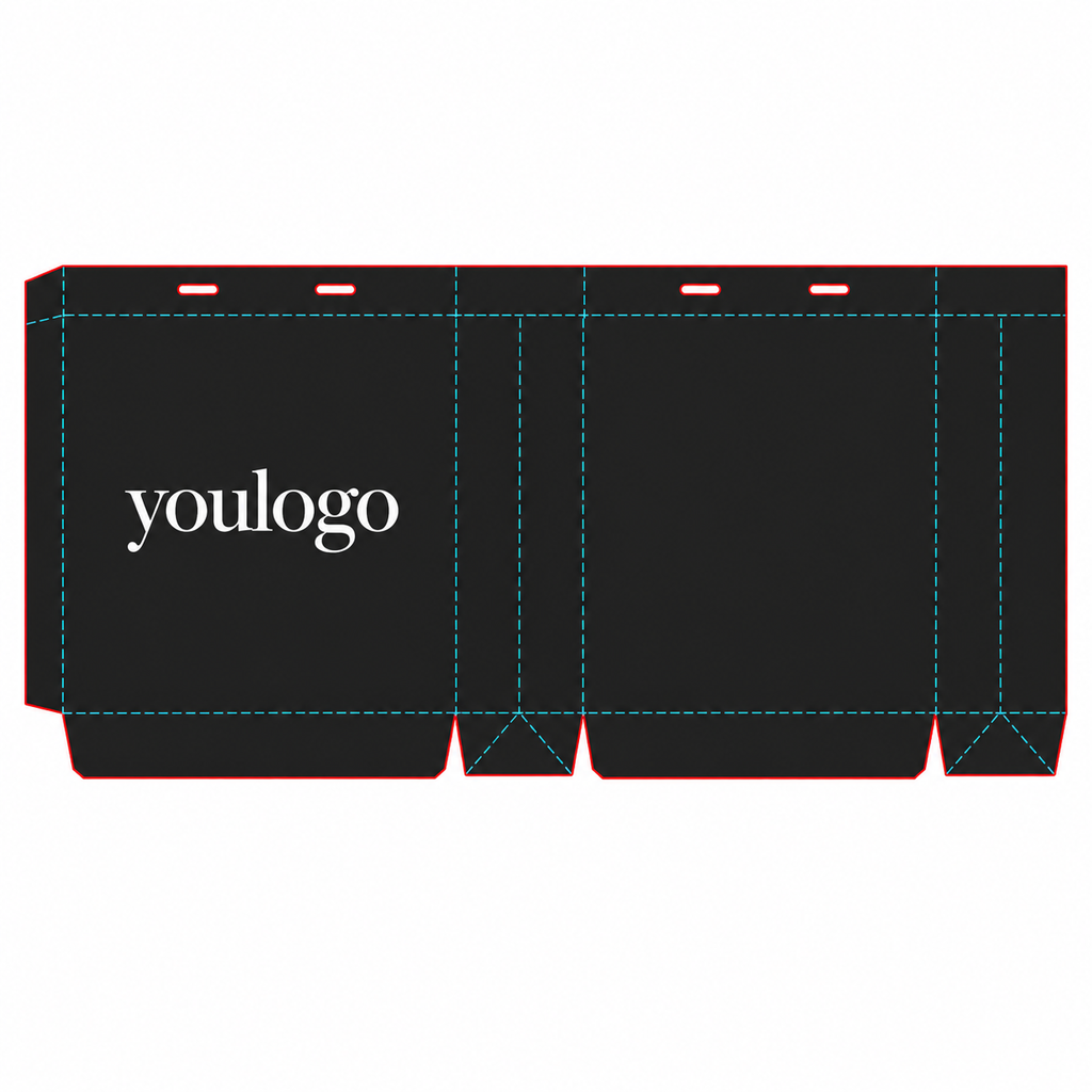 Custom Luxury Black Paper Shopping Bags with Satin Ribbon Handles for Apparel Brands