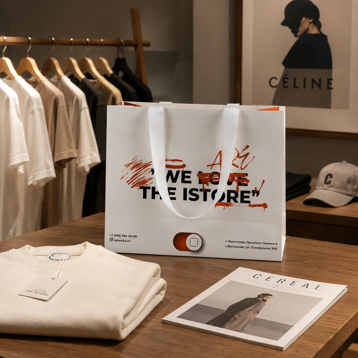 Custom Luxury Paper Shopping Bags for Fashion Retail