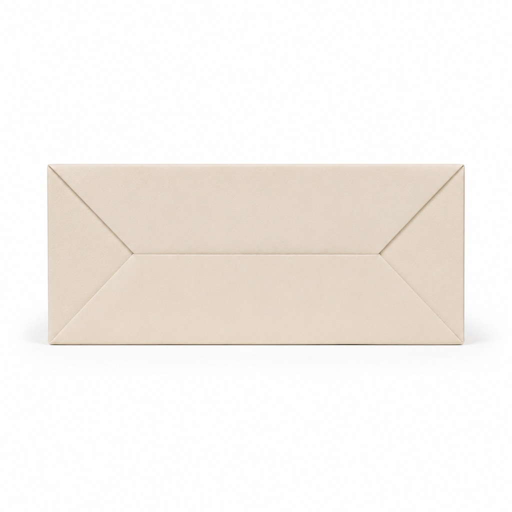 Ivory Textured Jewelry Paper Bags with Rope Handles | Custom Luxury Jewelry Packaging