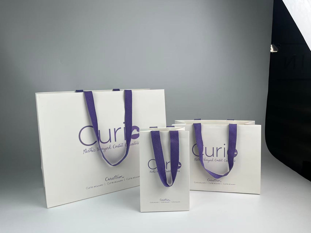Custom Luxury Paper Bags with Ribbon Handles – Low MOQ Logo Printed Shopping Gift Bags