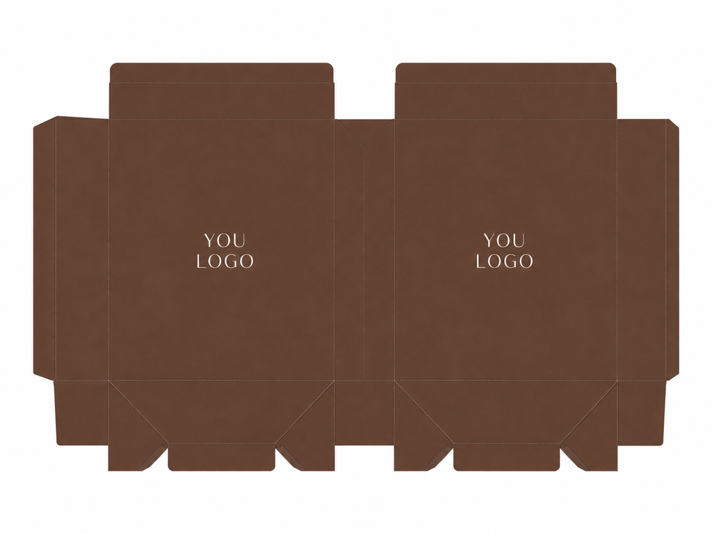 Chocolate Brown Cake Shop Bags with Matching Ribbon Handles – Elegant Bakery & Dessert Packaging