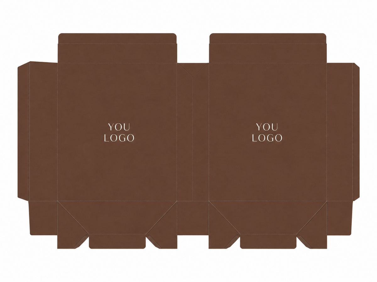 Chocolate Brown Cake Shop Bags with Matching Ribbon Handles – Elegant Bakery & Dessert Packaging