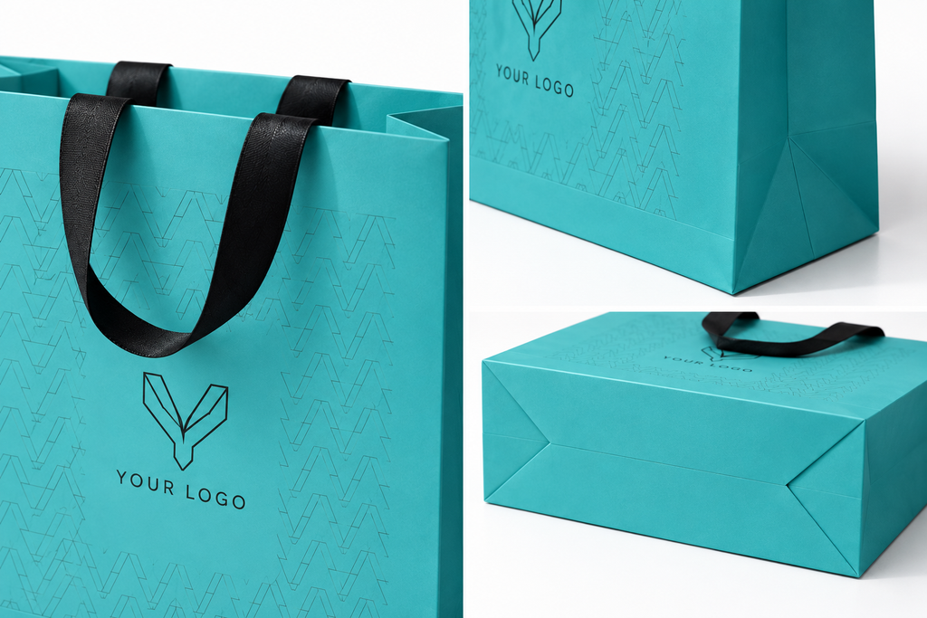 Custom Luxury Paper Shopping Bags for Boutique & Fashion Retail