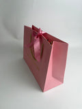 Custom Luxury Paper Gift Bags with Rope Handles & Ribbon Bow | 250gsm Hot Foil Shopping Bags
