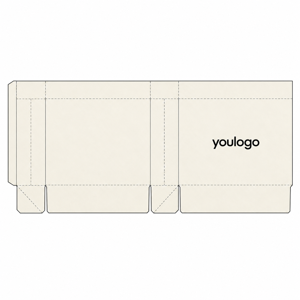 Custom 250gsm White Card Paper Shopping Bags with Wide Woven Handles