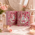 Custom Floral Paper Gift Bags for Beauty & Boutique Packaging